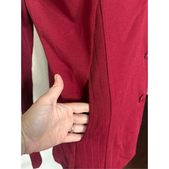 Lucky Brand Lucky Lotus Stretch Blazer Cardigan size Medium - Picture 6 of 8